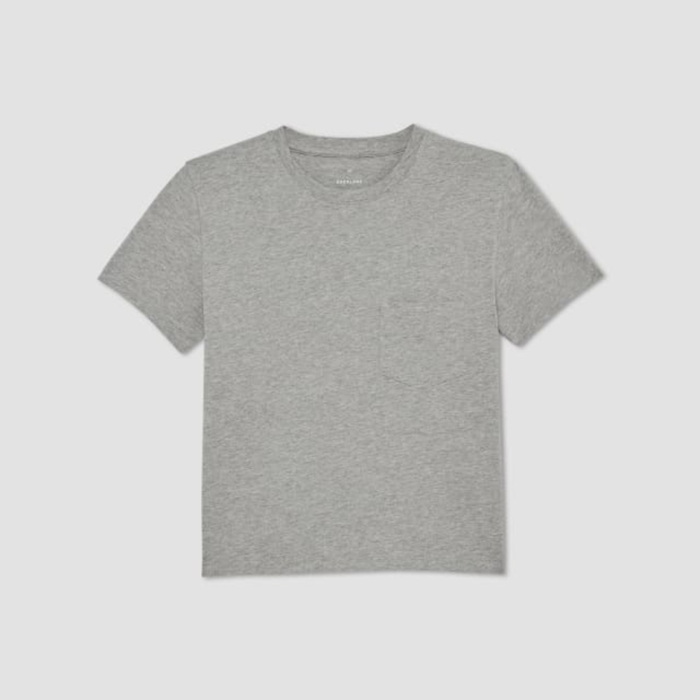 Everlane Organic Cotton Box-Cut Tee (Relaxed Fit) | Women's Size M